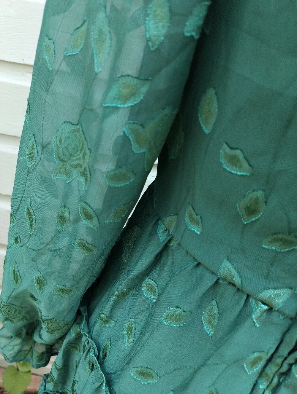 Alter'd State Forest Long-Sleeve Tiered Dress - Picture 5 of 6